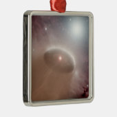 Een O-ster net achter een jonge, koelere ster Metalen Ornament (Rechts)