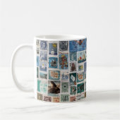 Een oceaan van postzegels - koffiemok (Links)