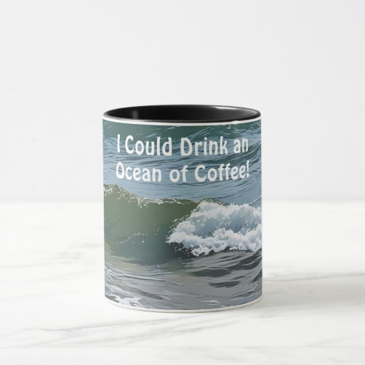 Een Ocean Art Fun Coffee Mok Cup (Midden)