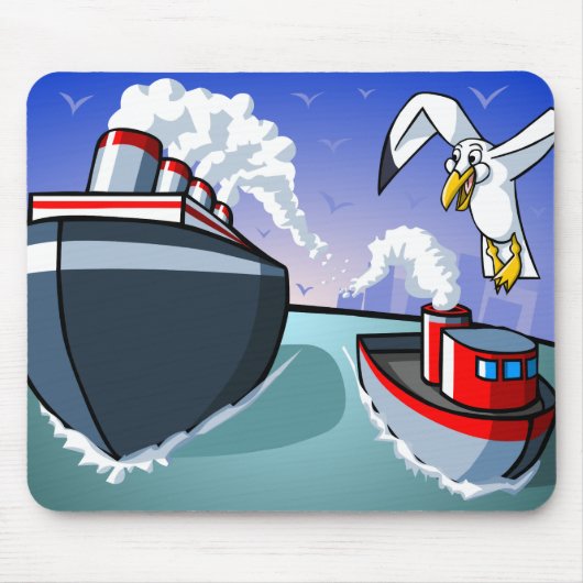 Een Oceanisch avontuur Muismat (Voorkant)