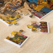 Een ochtend in het zeewijkje legpuzzel (Zijkant)