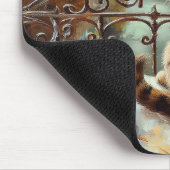 Een ochtend in Parijs | Ginger Cat in een café Muismat (Hoek)