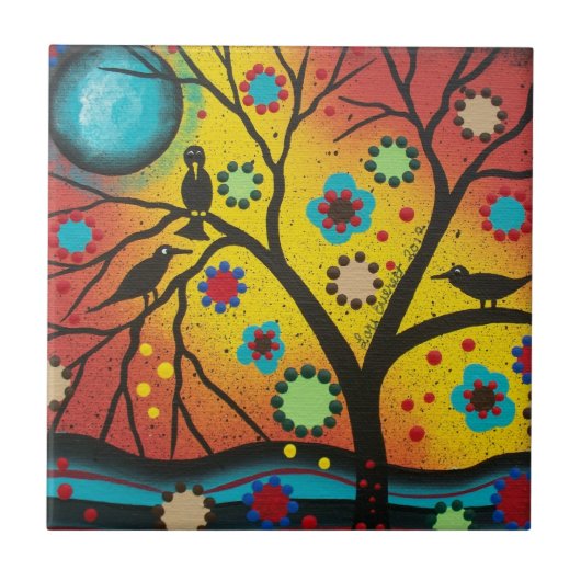 Een ochtend met jou door LORI EVERETT Tile Tegeltje (Voorkant)