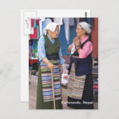 Een ochtendkat op Boudha Stupa Briefkaart (Voorkant / Achterkant)