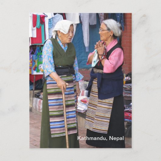 Een ochtendkat op Boudha Stupa Briefkaart (Voorkant)