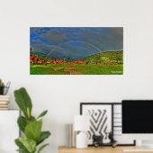 Een ochtendregenboog poster (Thuiskantoor)