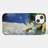 Een ochtendwandeling iPhone hoesje (Achterkant horizontaal)