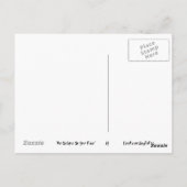 "Een octopus op je gezicht" Briefkaart (Achterkant)