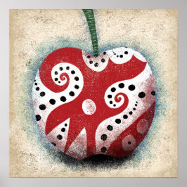 Een odd Cherry Poster Wall Art