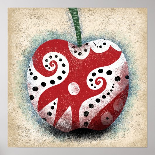 Een odd Cherry Poster Wall Art (Voorkant)