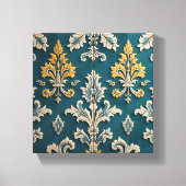 Een ode aan Damast charme Canvas Afdruk (Voorkant)