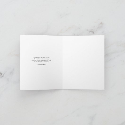 Een ode aan Moeders Kaart (Binnen)