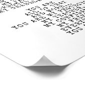 Een ode voor mijn moeder | Dit gedicht personalise Poster (Hoek)