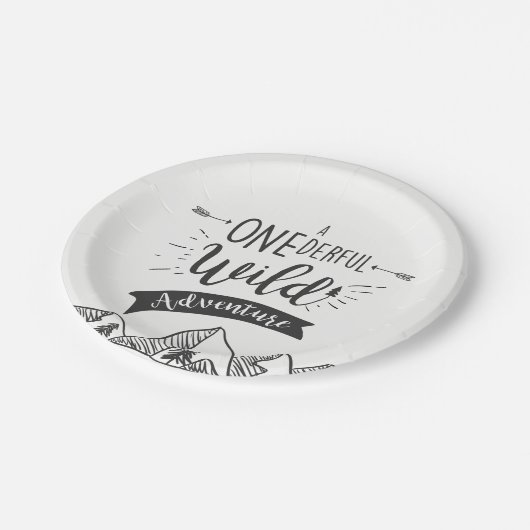 Een oderful wild avontuur papier Bord jongen (Gekanteld)