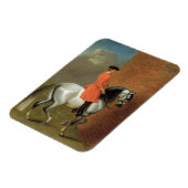 Een oefening in de Haute Ecole: Het passeren naar  Magneet (Linkerzijde)