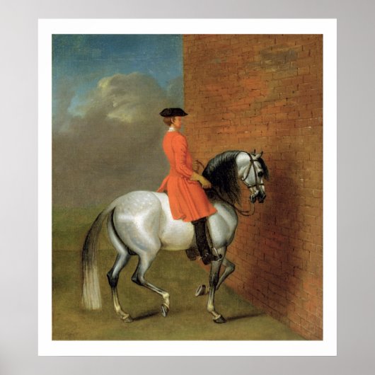 Een oefening in de Haute Ecole: Het passeren naar  Poster (Voorkant)