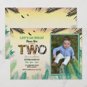 Eén Oerwoud 2e verjaardag van Safari ZOO Foto Kaart (Voorkant / Achterkant)