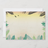 Een Oerwoud 7e Verjaardagsfeest 7 Safari ZOO Foto Kaart (Achterkant)