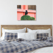 Een Oerwoud met grote vulling bedekt een baars op Canvas Afdruk (Insitu (Slaapkamer))