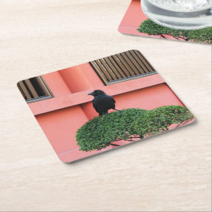 Een Oerwoud met grote vulling bedekt een baars op  Kartonnen Onderzetters