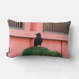 Een Oerwoud met grote vulling bedekt een baars op  Kussen