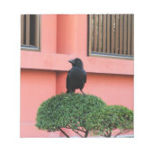 Een Oerwoud met grote vulling bedekt een baars op  Notitieblok (Voorkant)