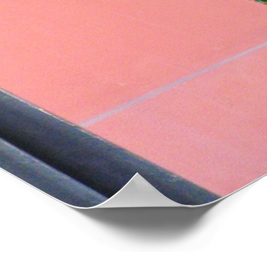 Een Oerwoud met grote vulling bedekt een baars op Poster (Hoek)