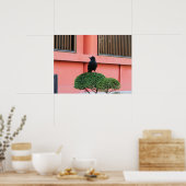 Een Oerwoud met grote vulling bedekt een baars op Poster (Keuken)