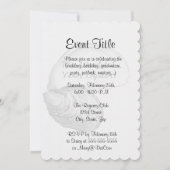 Een oester schelp met gezegde: "De wereld is jouw Kaart (Voorkant)