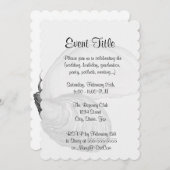 Een oesterschelp met het gezegde "de wereld is jou kaart (Voorkant / Achterkant)