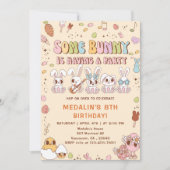 Een of ander konijn heeft een feestje op zijn verj kaart (Voorkant)