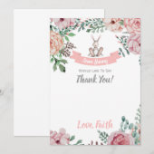 Een of andere Bunny bedankkaart (Voorkant / Achterkant)