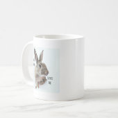 Een of andere Bunny houdt van Collectie Rabbit Pas Koffiemok (Voorkant links)