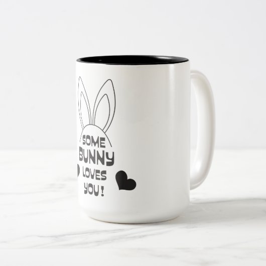 Een of andere Bunny houdt van je Mok (Voorkant rechts)