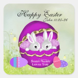 Een of andere Bunny houdt van je Sticker