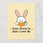 Een of andere Bunny in Idaho houdt van me Briefkaa Briefkaart (Voorkant)