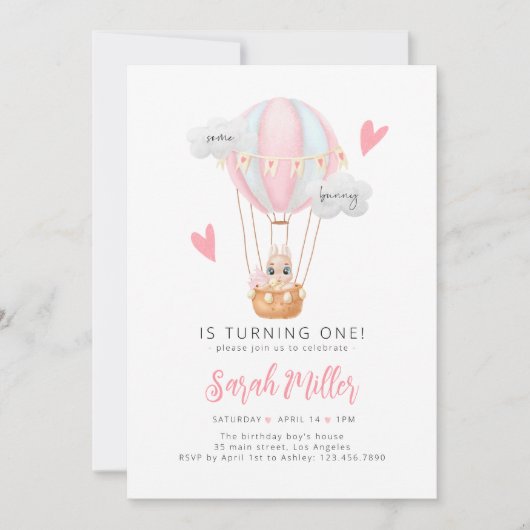 Een of andere Bunny is een eerste uitnodiging van (Voorkant)