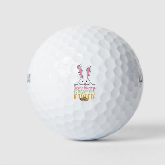 Een of andere bunny is klaar voor paassnoepeieren golfballen (Voorkant)