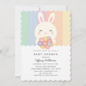 Een of andere Bunny is onderweg naar het Baby show Kaart (Voorkant)