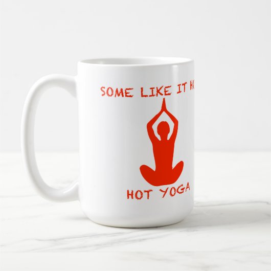 Een of andere hete Yoga Grote Mok (Links)