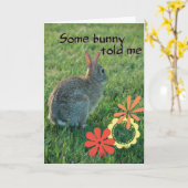 Één of andere Kaart van de Verjaardag van het (Gele Bloem)