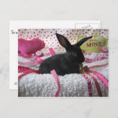 Een of andere konijn houdt van je! briefkaart (Voorkant / Achterkant)