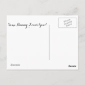 Een of andere konijn houdt van je! briefkaart (Achterkant)