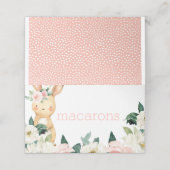 Een of andere konijn is het draaien van een eerste plaatskaartje (Buitenkant ongevouwen)