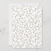 Een of andere konijntje wordt de 1e verjaardag van kaart (Achterkant)