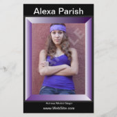 Een of twee gesneden Kaart met kop-shot Comp/Zed (Voorkant)