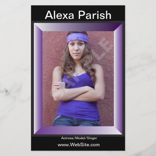 Een of twee gesneden Kaart met kop-shot Comp/Zed (Voorkant)