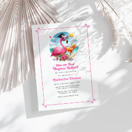 Een of twee graden heter roze flamingo gradatie kaart