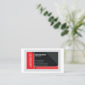 Een officieel en knap visitekaartje (Staand voorkant)