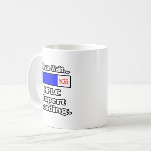 Een ogenblik geduld...HPLC Expert Laden Koffiemok (Voorkant links)